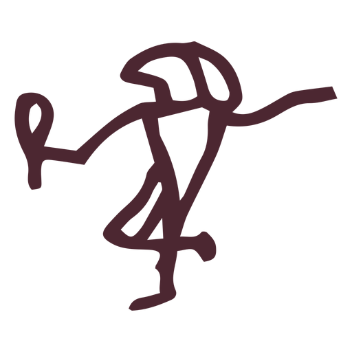 Symbol f?r ?gyptische Hieroglyphen PNG-Design