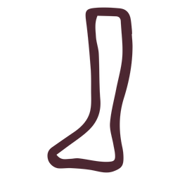 Egyptian leg hieroglyphs symbol symbol PNG Design