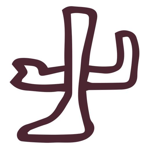 Ägyptisches Bein- und Unterarm-Hieroglyphensymbol PNG-Design