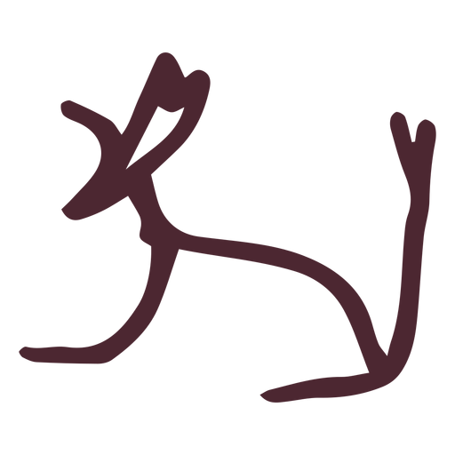 Símbolo animal egipcio seth Diseño PNG