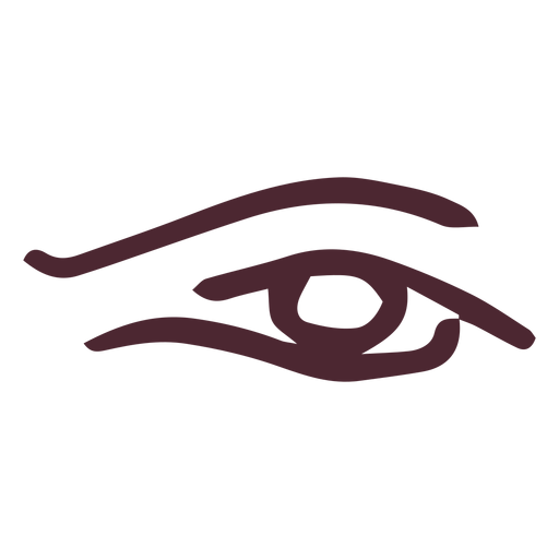 Símbolo egipcio del ojo de horus Diseño PNG