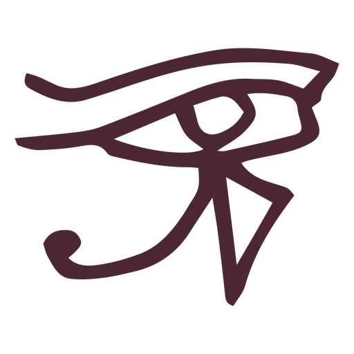 Egyptian the eye of ra symbol PNG Design