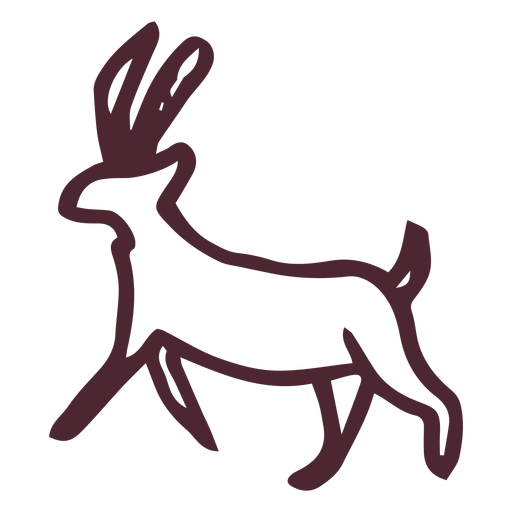 Ägyptisches traditionelles Tiersymbol PNG-Design