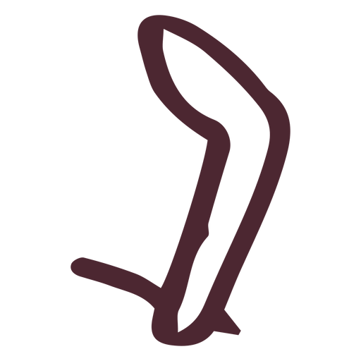 Egyptian traditional arm hieroglyphic symbol PNG Design
