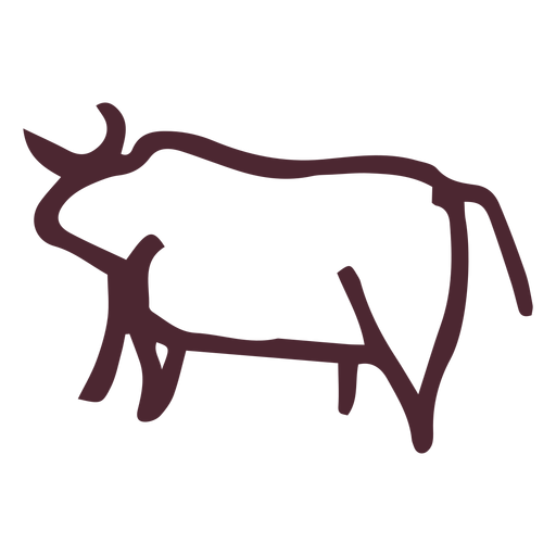 Símbolo del toro tradicional egipcio Diseño PNG
