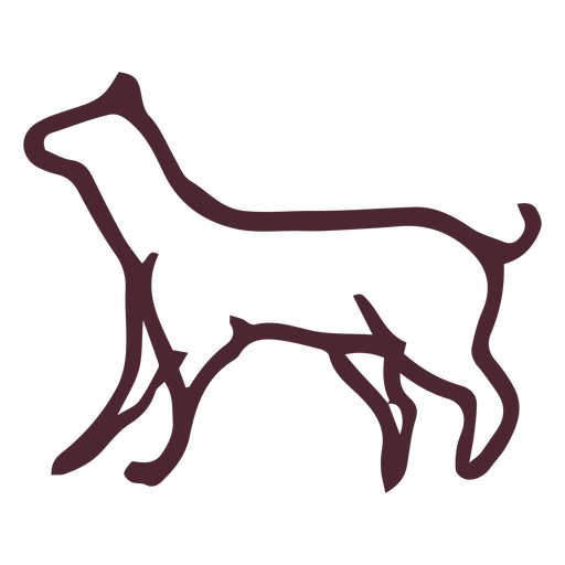 Egyptian Dog Symbol Egyptian Dog Symbol