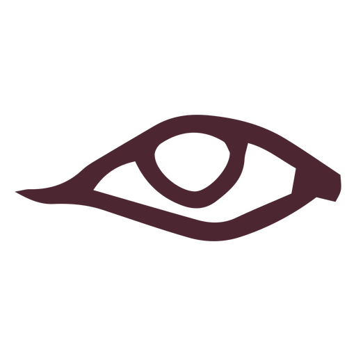 Ägyptisches traditionelles Augensymbol PNG-Design
