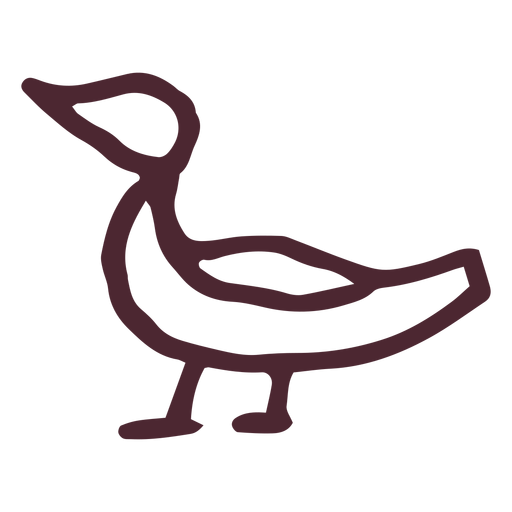 Egyptian traditional goose symbol PNG Design