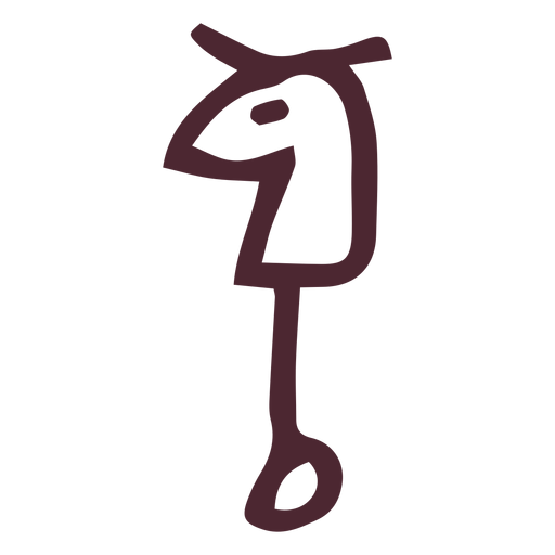 Ägyptisches traditionelles Hieroglyphen-Symbol PNG-Design