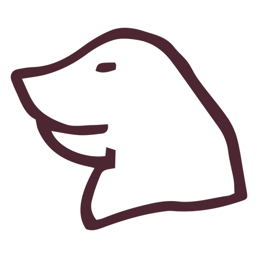 Símbolos de cabeza de hipopótamo tradicional egipcio Diseño PNG