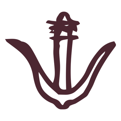 Ägyptisches traditionelles Hörnersymbol PNG-Design