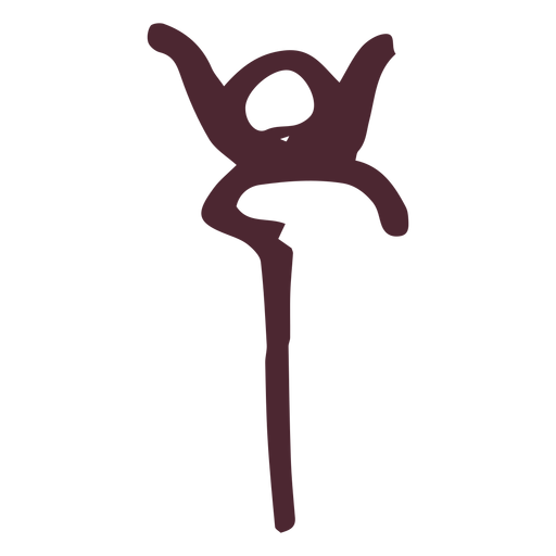 Egyptian traditional sceptre symbol PNG Design
