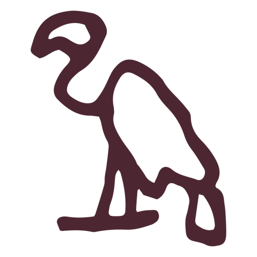 Símbolo de volture tradicional egípcio Desenho PNG