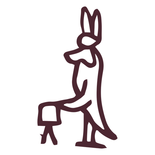 Símbolo de deus tradicional egípcio Desenho PNG
