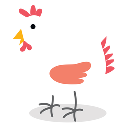 Bauernhof Huhn Vektor PNG-Design