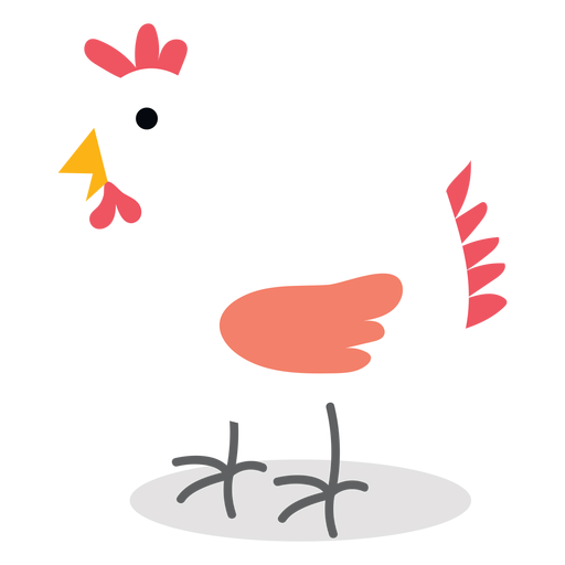 Farm chicken vector PNG Design