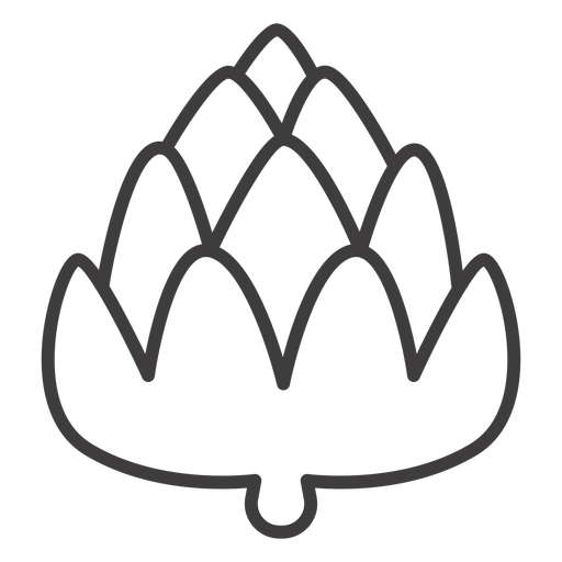 Flat acorn icon PNG Design