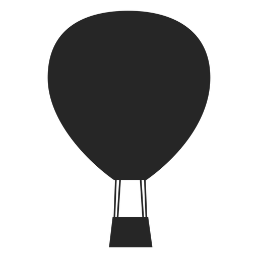 Flat air balloon icon PNG Design