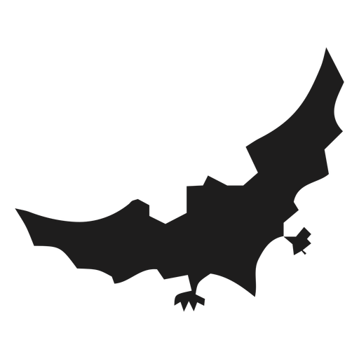 Ícone de morcego voador plano Desenho PNG
