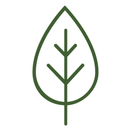 Icono de hoja plana Diseño PNG