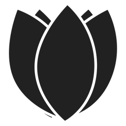 Icono de capullo de flor Diseño PNG