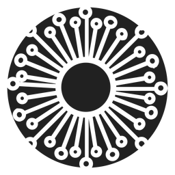 Icono de ramo de flores de eneldo Diseño PNG