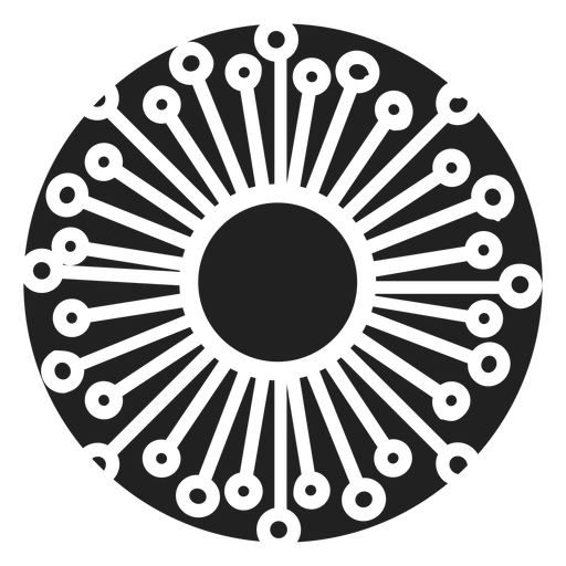 Icono de ramo de flores de eneldo Diseño PNG