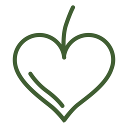 Fruchtherzikone PNG-Design