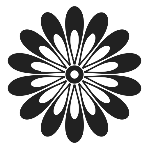 Icono de flor de margarita de gerbera