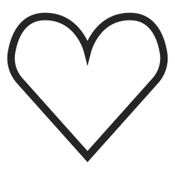 Hand Drawn Cute Heart Icon Transparent Png Svg Vector