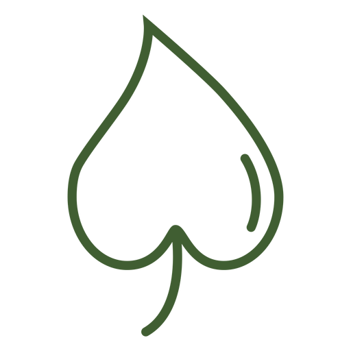 Icono de fruta en forma de corazón Diseño PNG