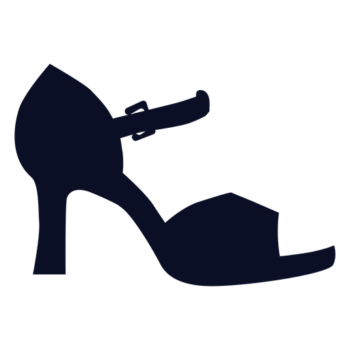 Heel strap sandals silhouette PNG Design