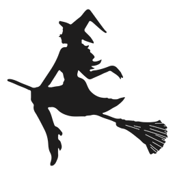 Lady witch silhouette PNG Design