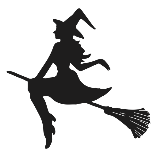 Dame Hexe Silhouette PNG-Design