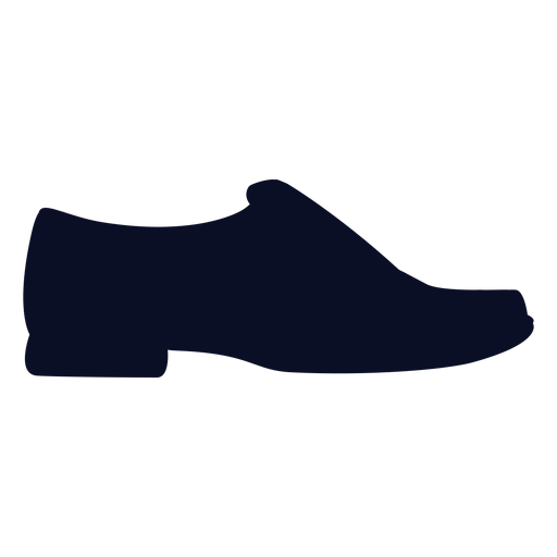 Silhueta de sapatos mocassins Desenho PNG