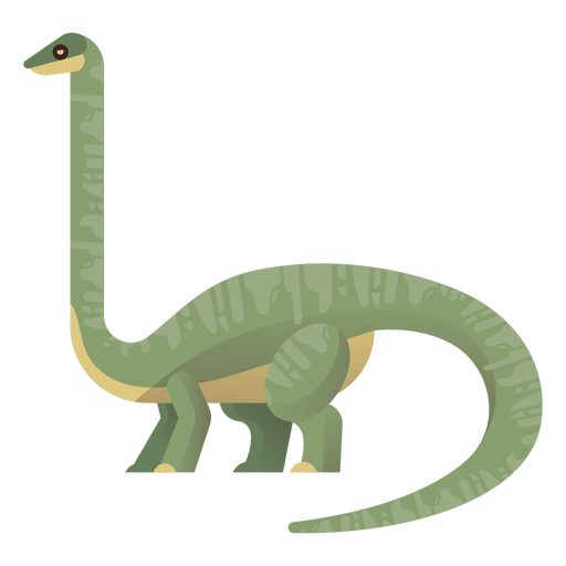 Braquiosaurio de cuello largo Diseño PNG