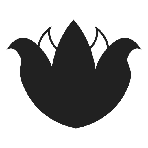 Lotus flower icon PNG Design