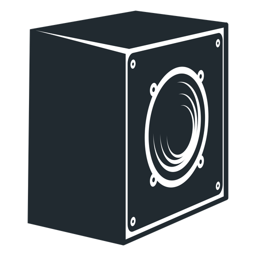 Lautsprecherseitenansichtsymbol PNG-Design