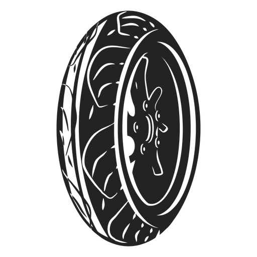 Icono de rueda de moto Diseño PNG