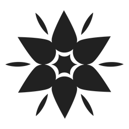 Ícone de flor da montanha Desenho PNG Transparent PNG