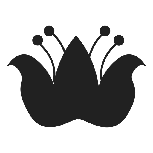 Oriental flower icon PNG Design