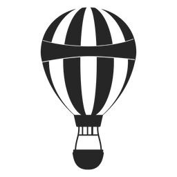 Silhueta de balão de ar quente estampada Desenho PNG Transparent PNG