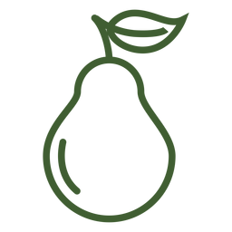 Pêra de ícone de fruta pêra Pêra de ícone de fruta pêra