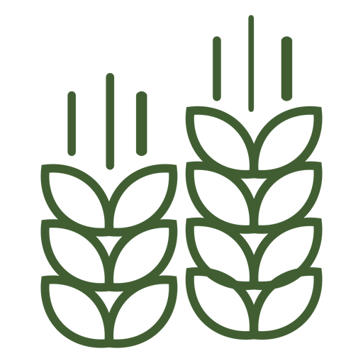 Pila de icono de trigo Diseño PNG