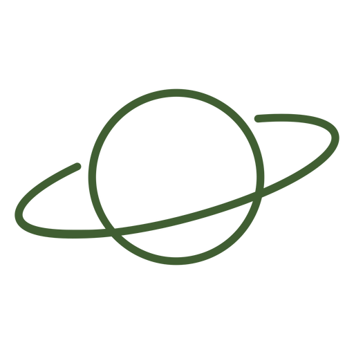 Planet saturn icon PNG Design