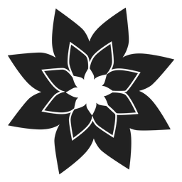 Ícone de flor Poinsétia
