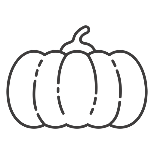 Pumpkin stroke icon pumpkin PNG Design