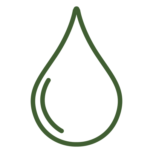 Icono de gota de lluvia Diseño PNG