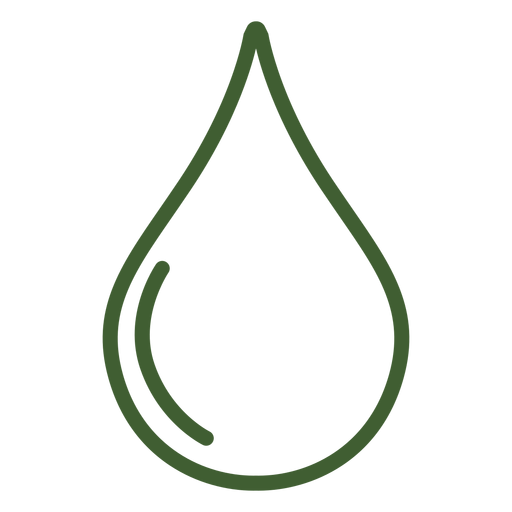 Rain drop icon PNG Design