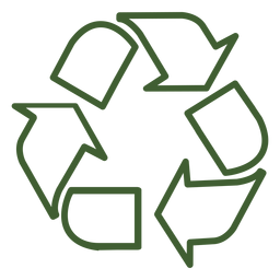 Recycle icon PNG Design